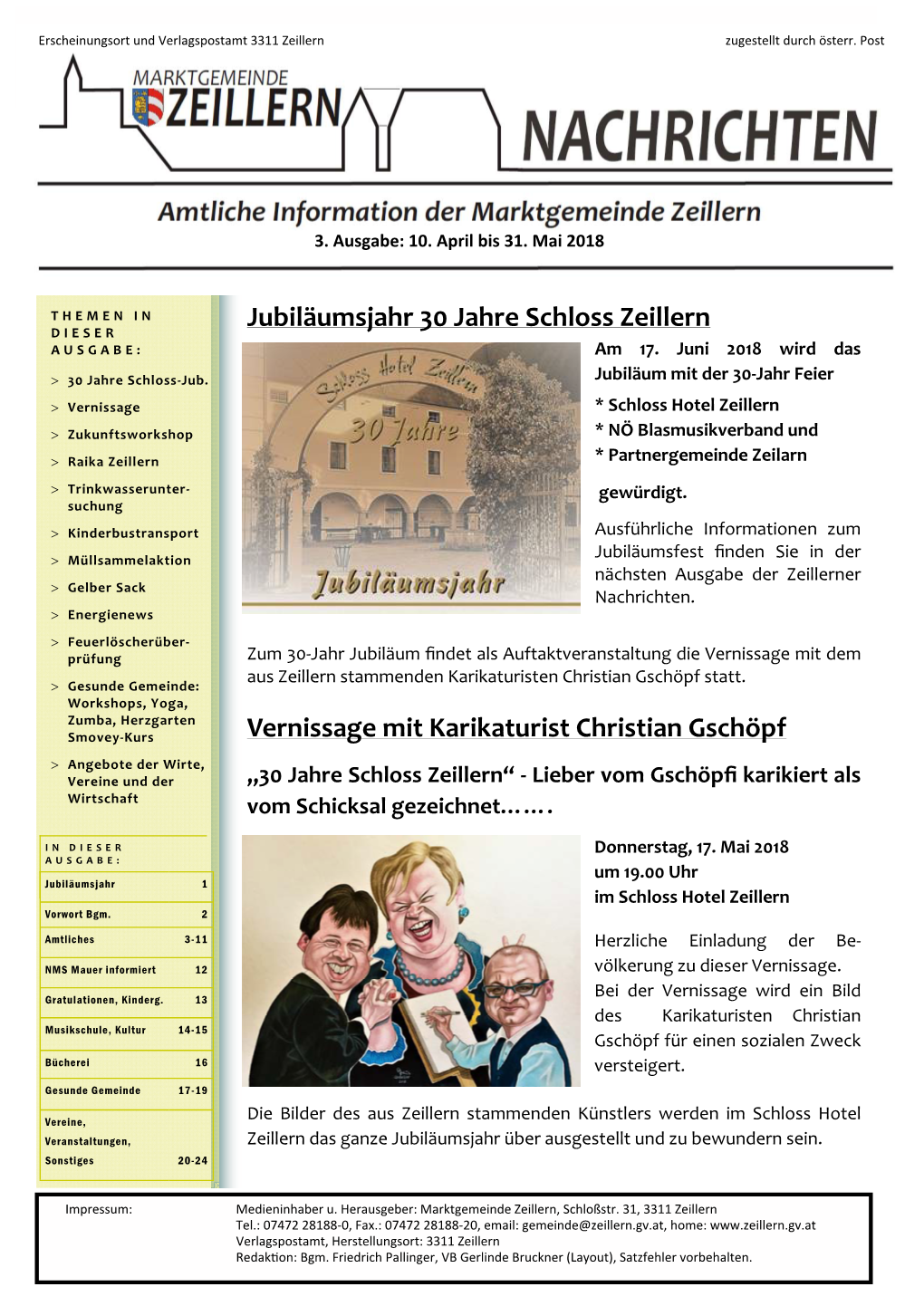 Zeillerner Nachrichten April Mai 2018.Pub