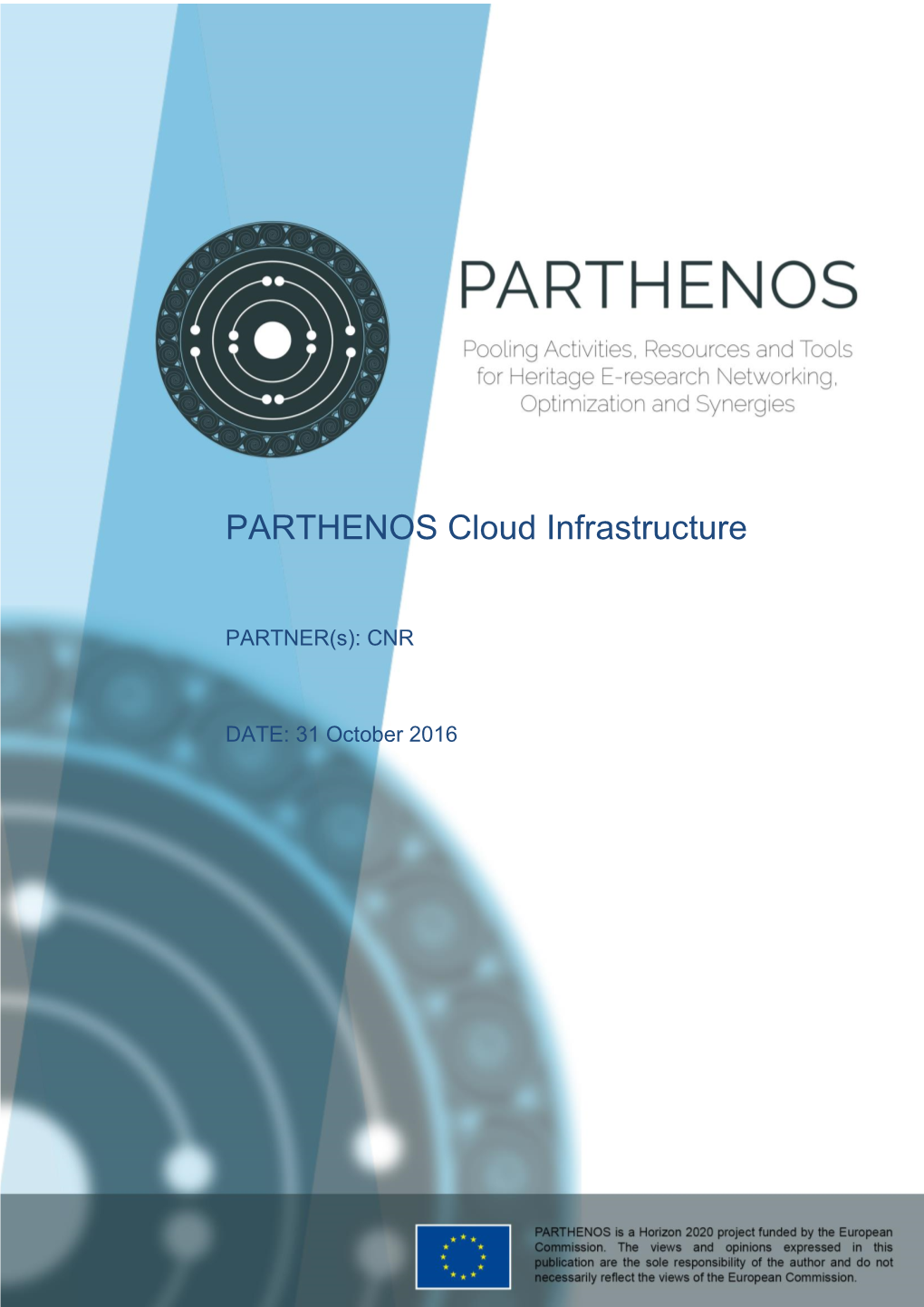 PARTHENOS Cloud Infrastructure