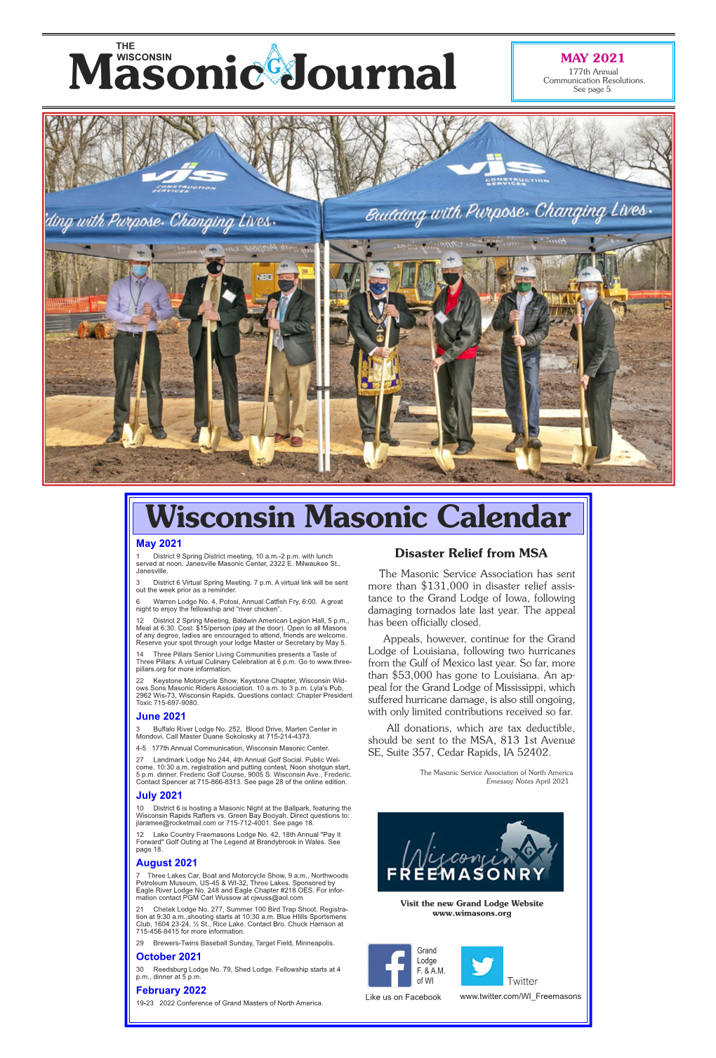 Masonic Journal See Page 5