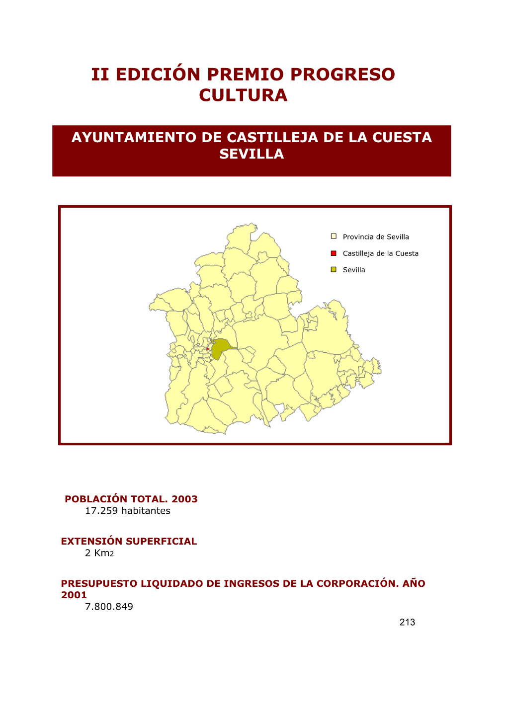 Ii Edición Premio Progreso Cultura