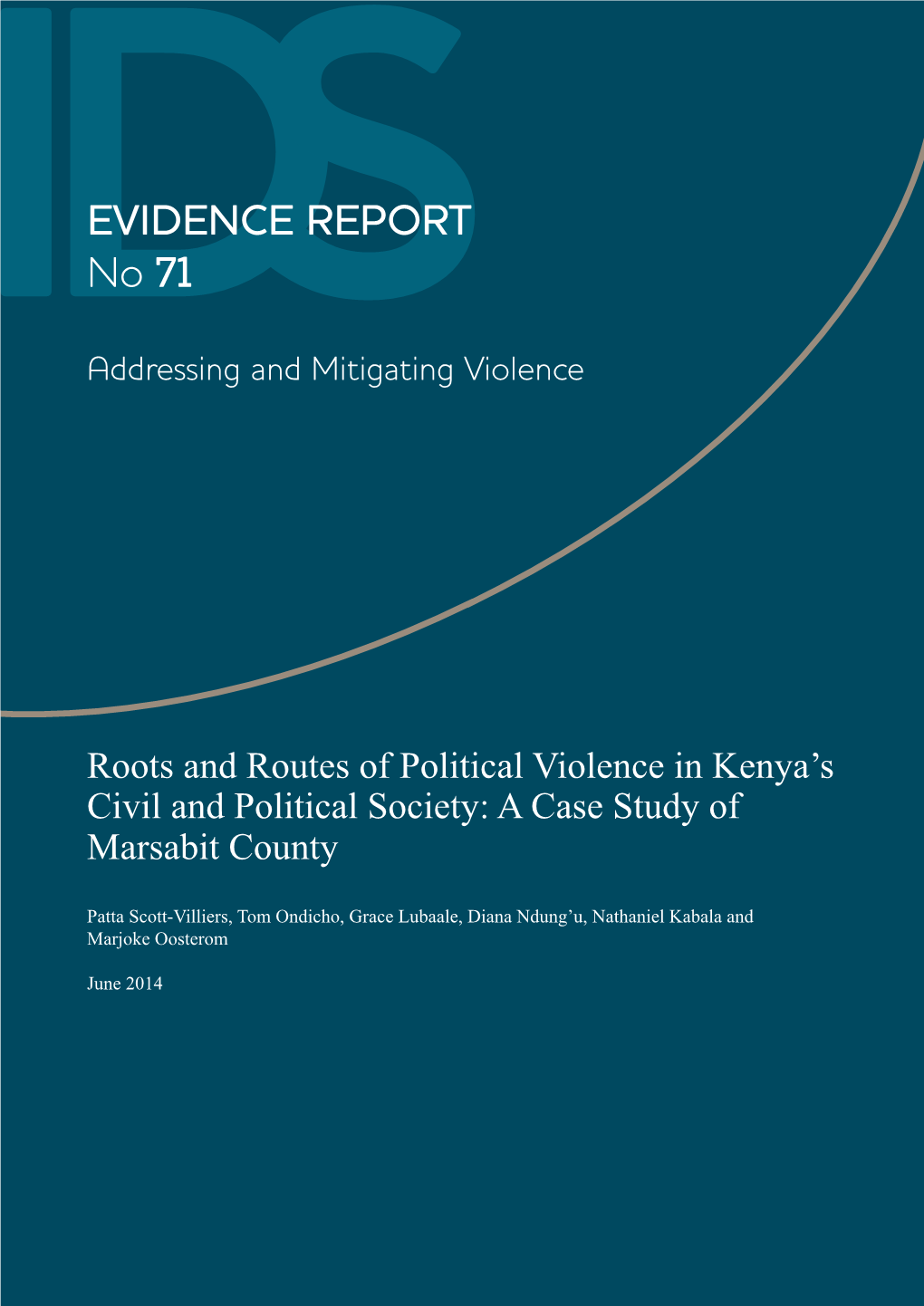 Roots and Routes of Political Violence in Kenya's Civil