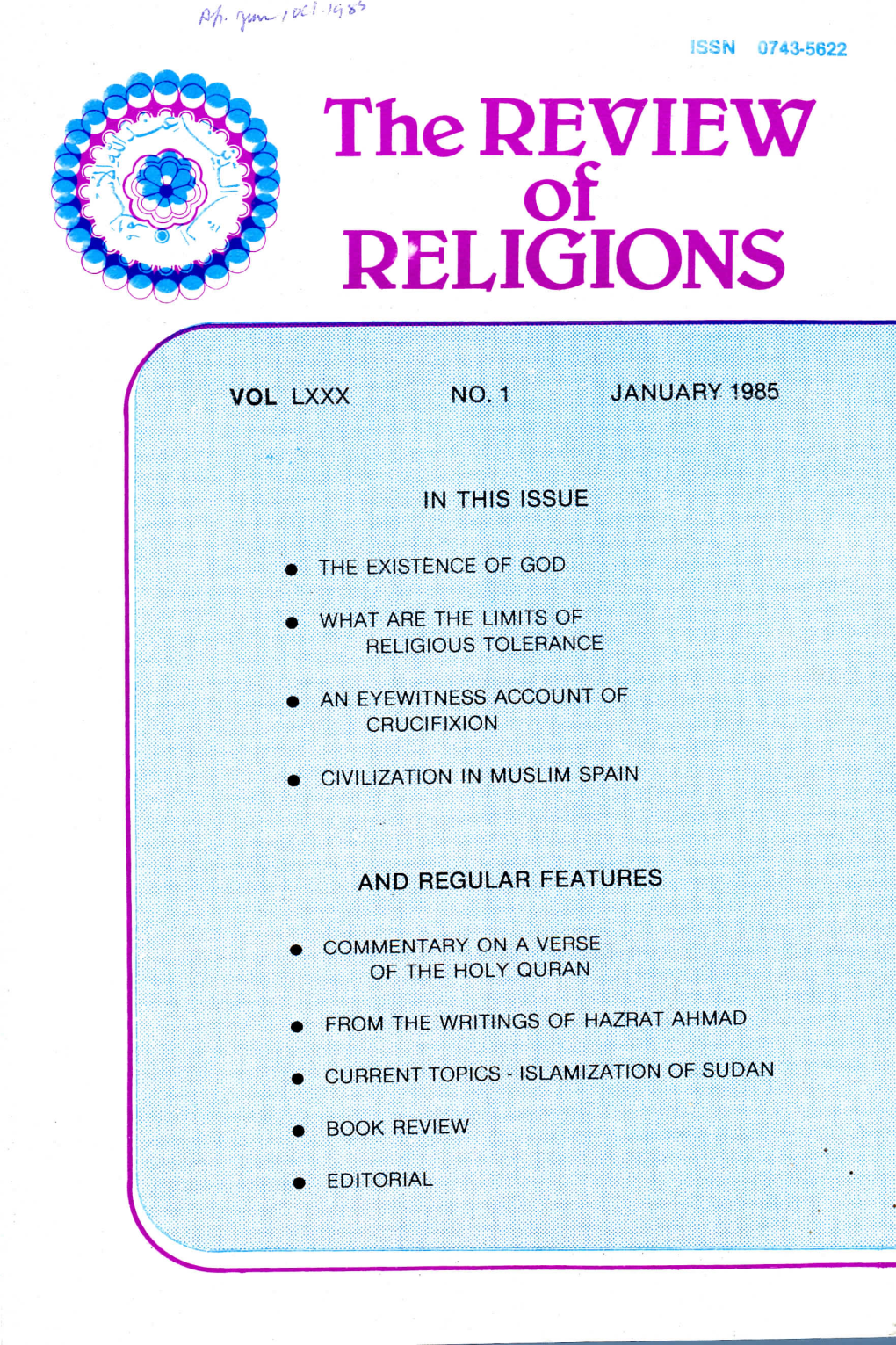 The REVIEW RELIGIONS