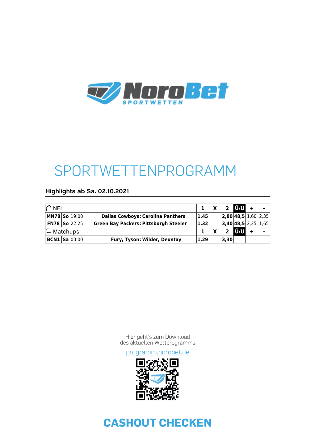 Sportwettenprogramm