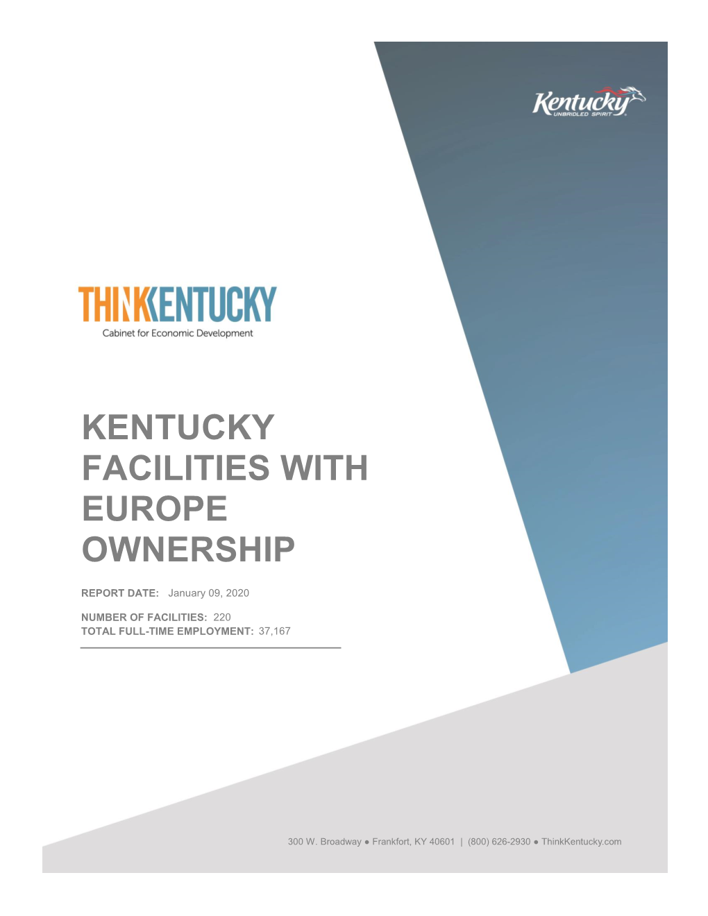 Kentucky Facilities with Europe Ownership