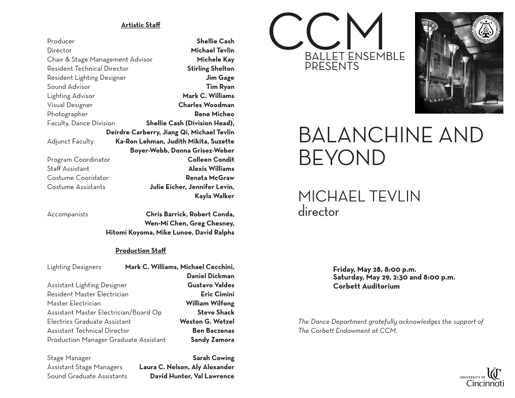 Balanchine and Beyond