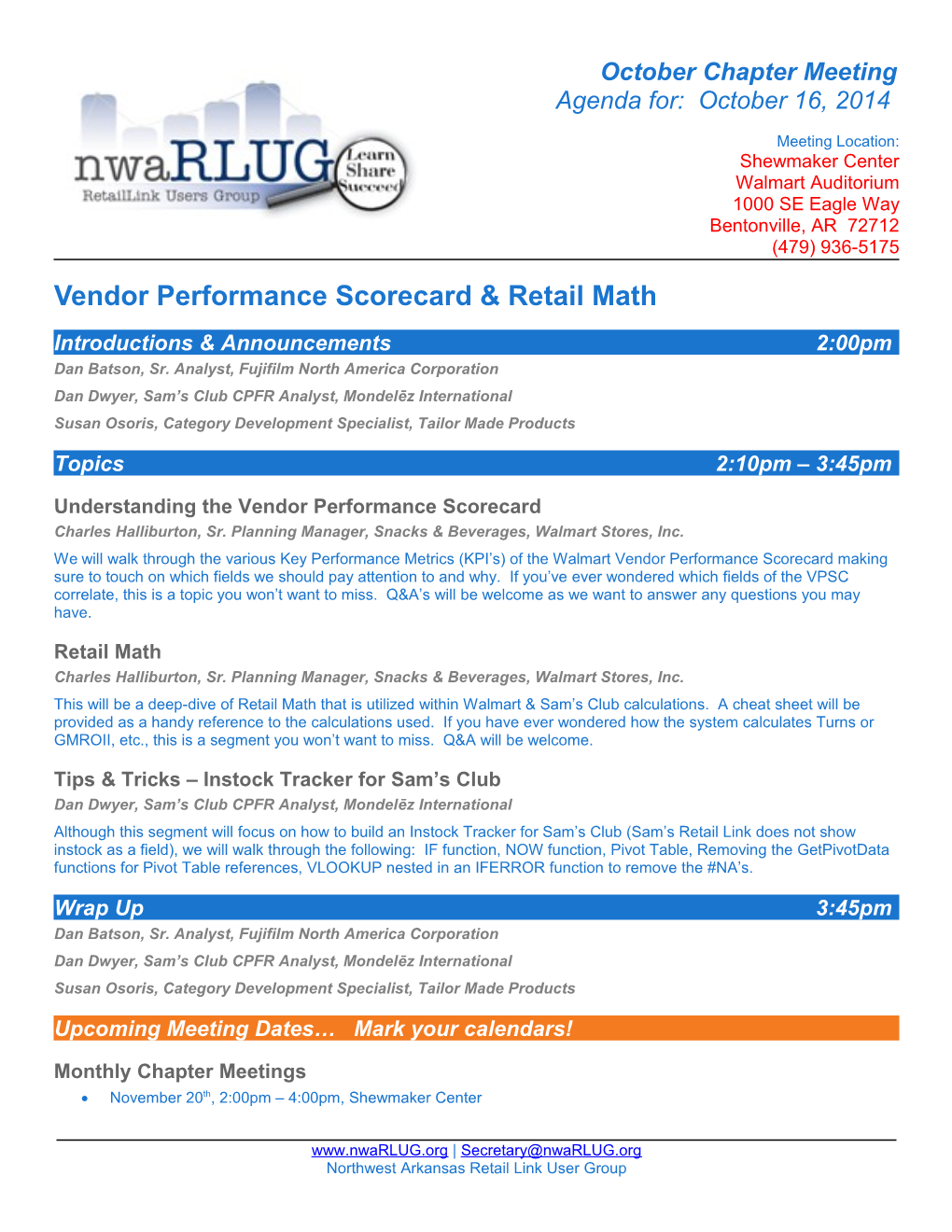 Nwarlug Meeting Agenda Template s3