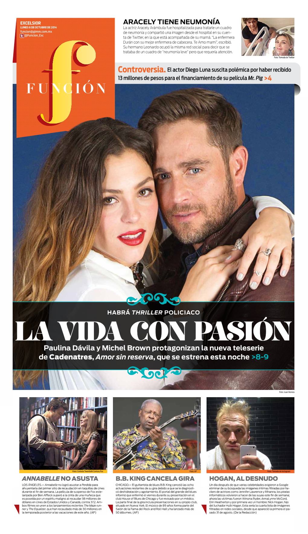 Paulina Dávila Y Michel Brown Protagonizan La Nueva Teleserie De Cadenatres, Amor Sin Reserva, Que Se Estrena Esta Noche >8-9