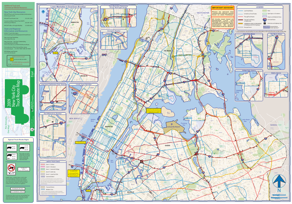 NYCDOT Truck Route Map Final 5-12-09 Upper