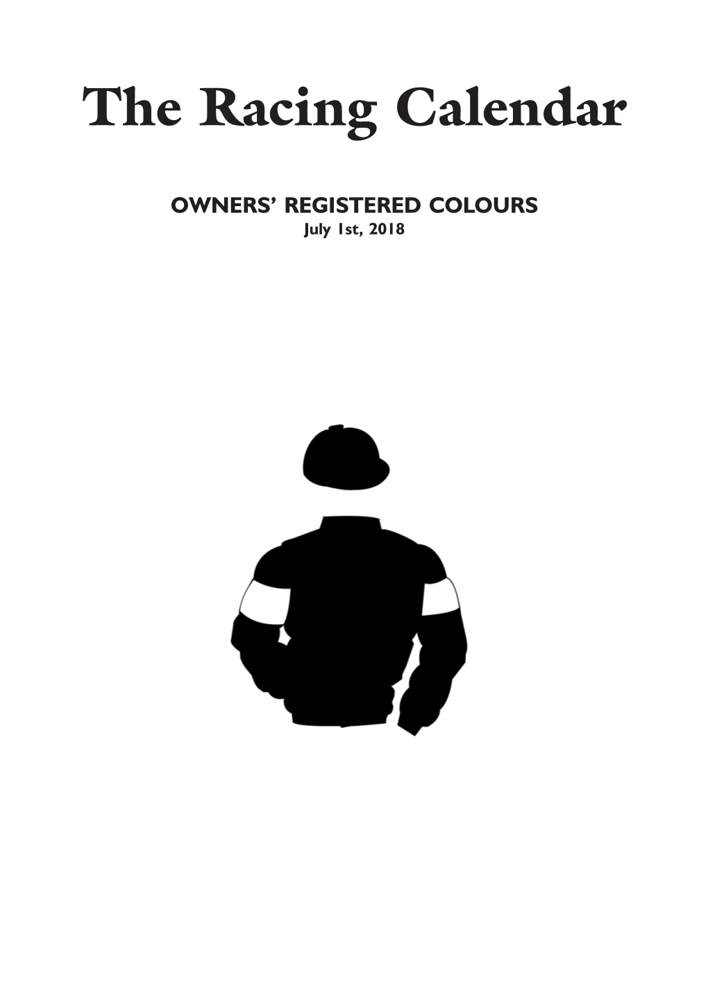 Colours Registered As of 1St July 2018