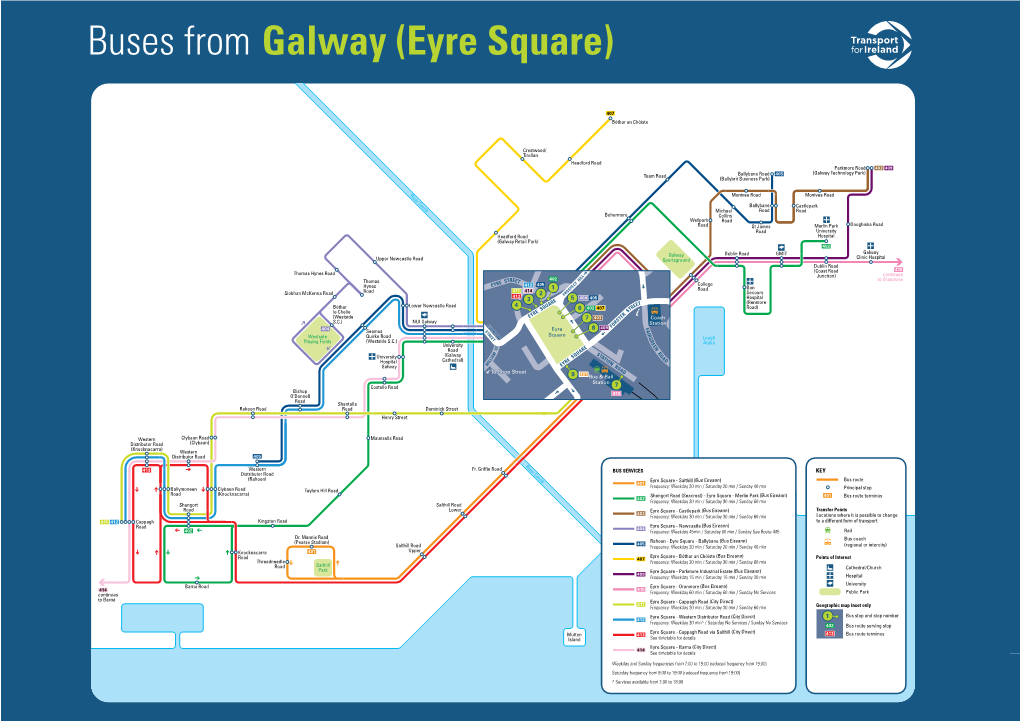 Buses from Galway (Eyre Square) Buses from Galway (Eyre Square)