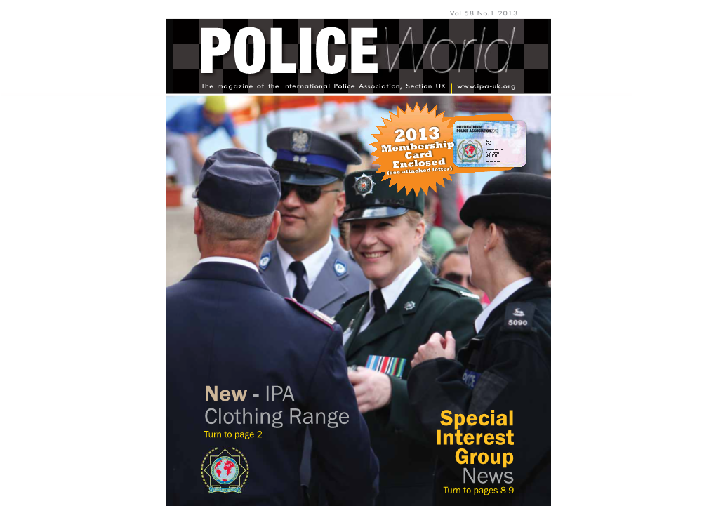 IPA Clothing Range Special Interest Group News