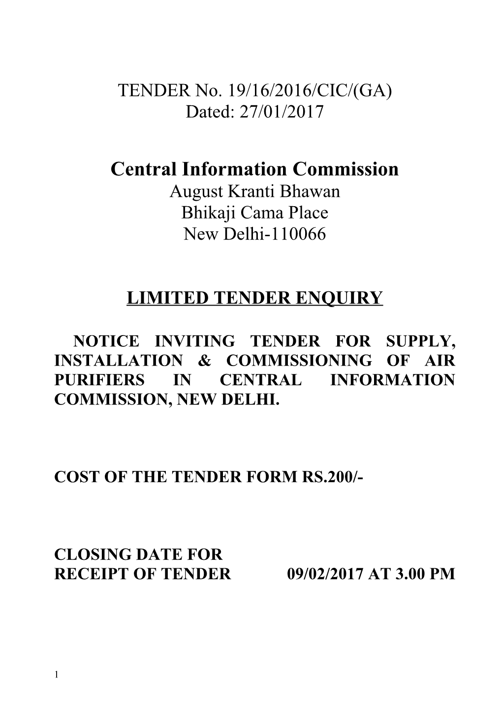 Central Information Commission