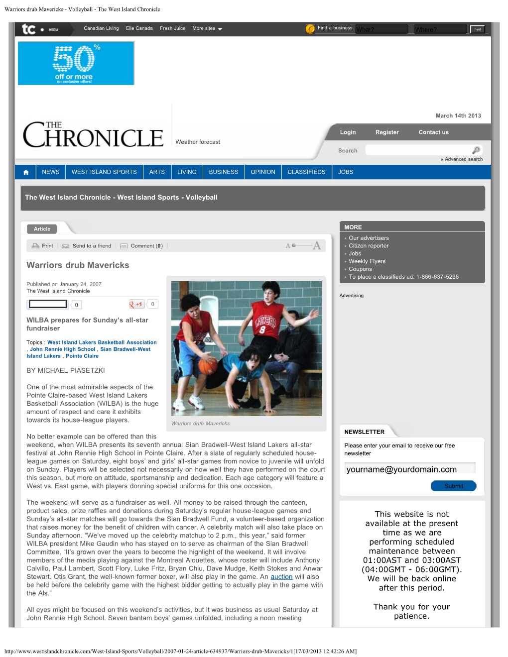 Warriors Drub Mavericks - Volleyball - the West Island Chronicle