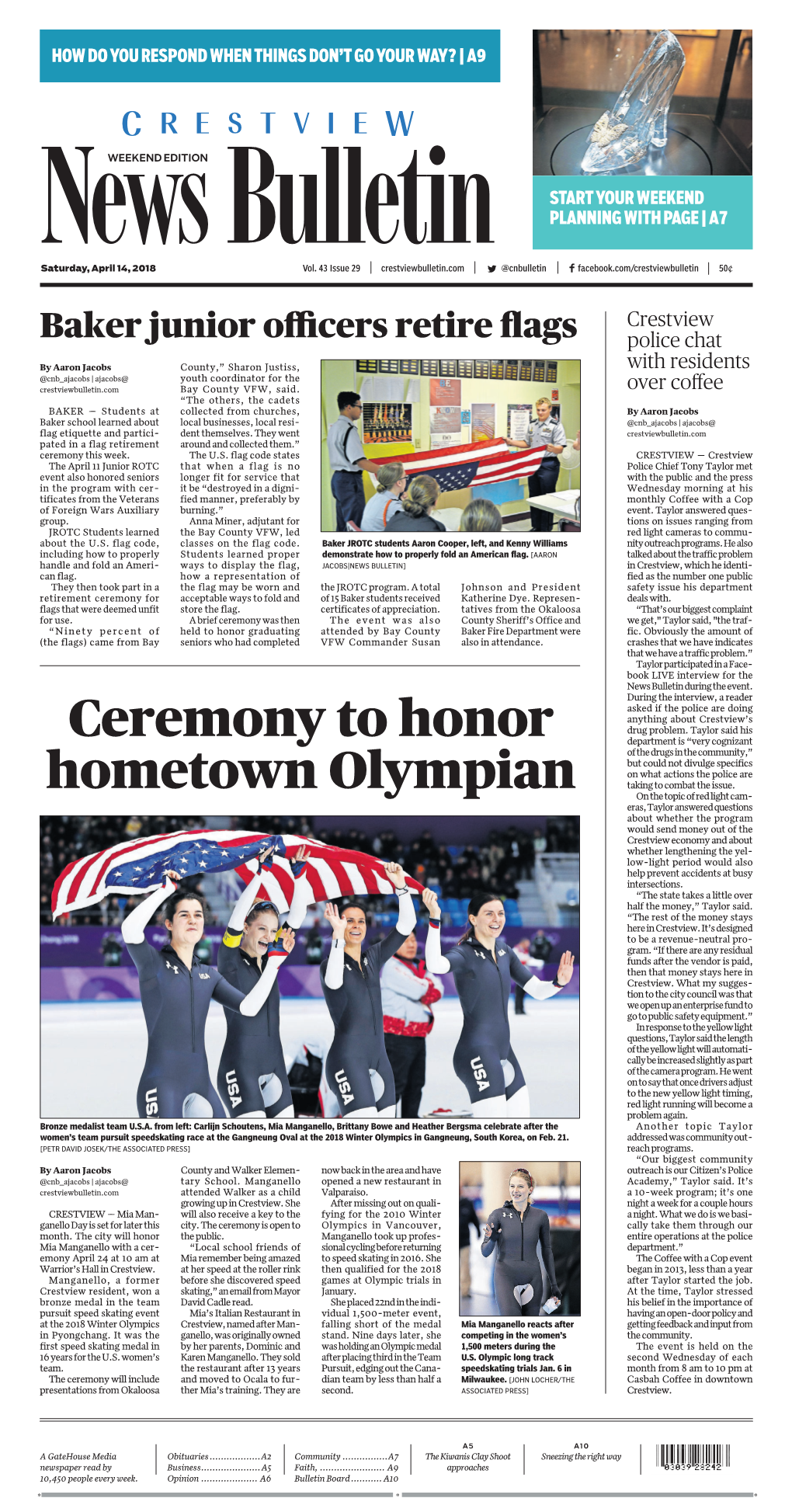 Ceremony to Honor Hometown Olympian