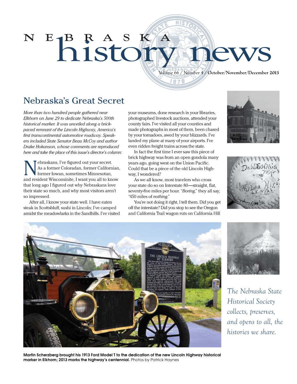 History News Ah, Nebraska—Tell Me of Your Deep History, the Historic Preservation Great Pathways of the American Story