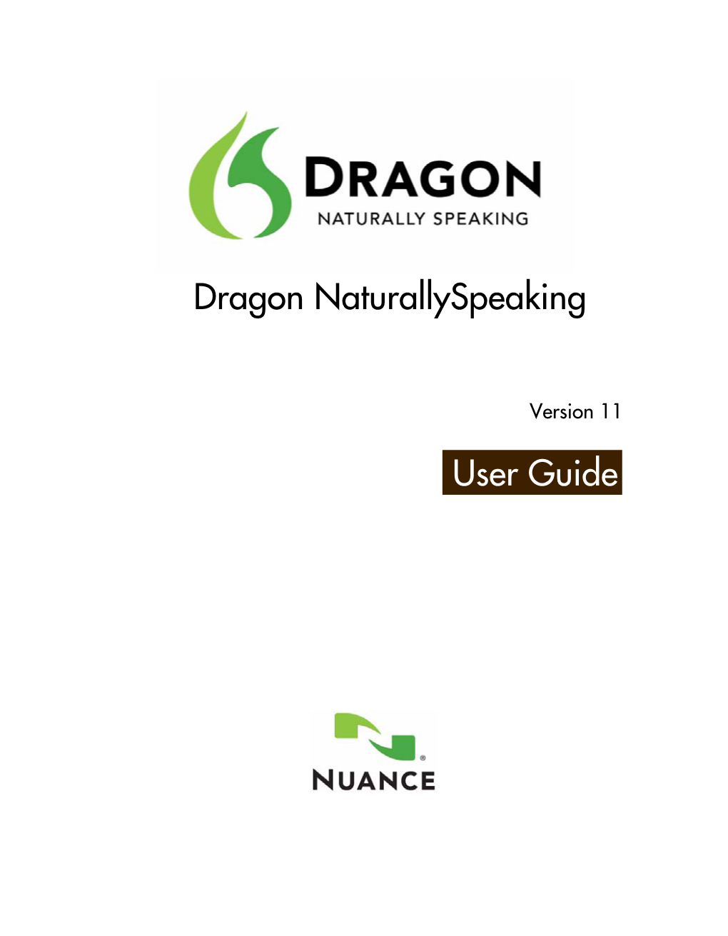 Dragon Naturallyspeaking User Guide
