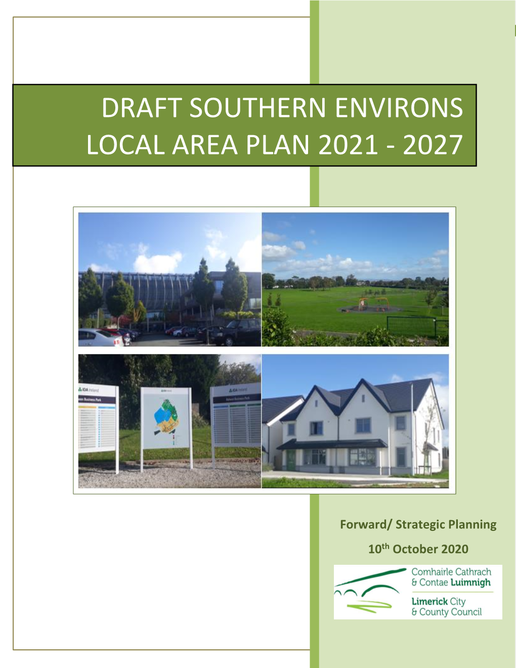 Draft Southern Environs Local Area Plan 2021 - 2027