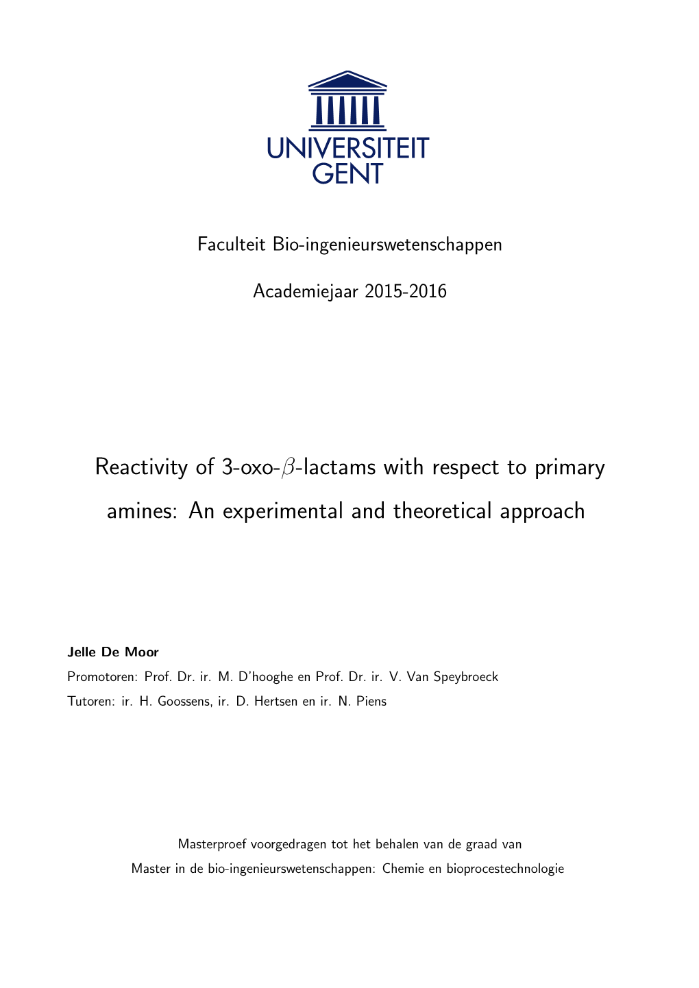 Reactivity of 3-Oxo-Β-Lactams with Respect to Primary Amines: an Experimental and Theoretical Approach