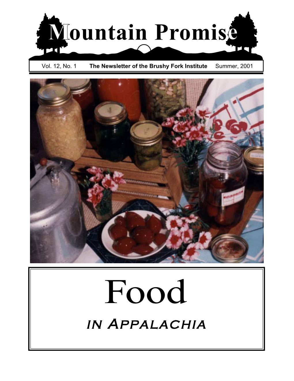 Appalachian Food O Appalachian Food E Appalachian Food D F