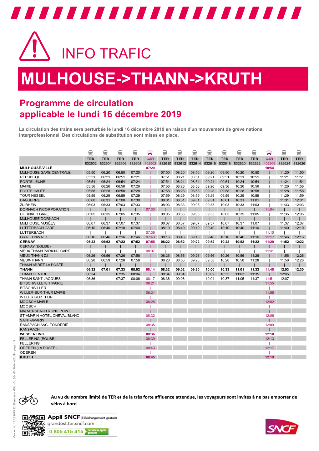 MULHOUSE-&gt;THANN-&gt;KRUTH