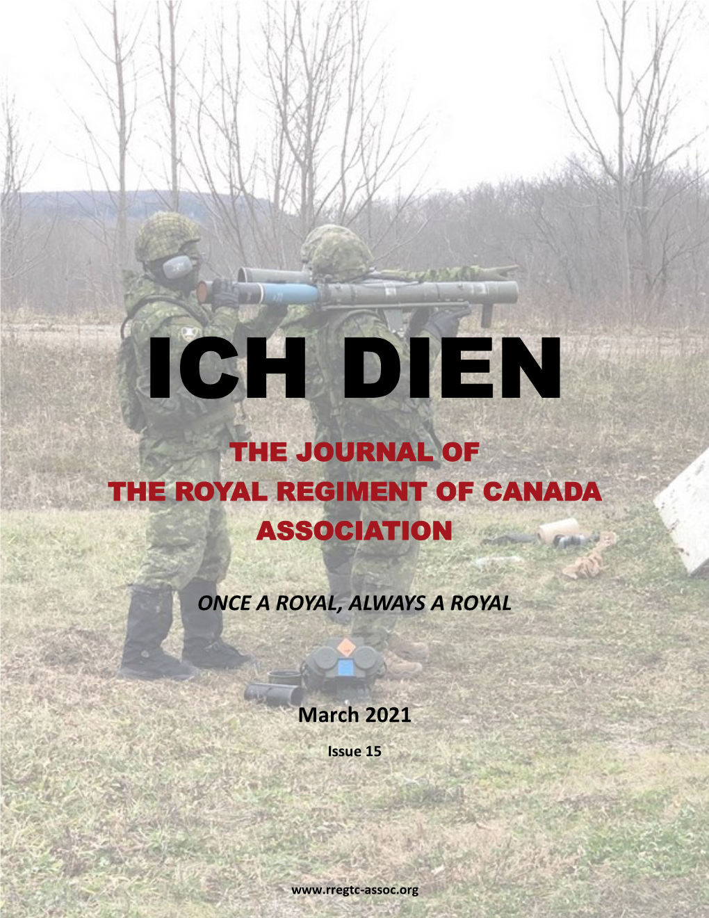 The Journal of the Royal Regiment of Canada Association