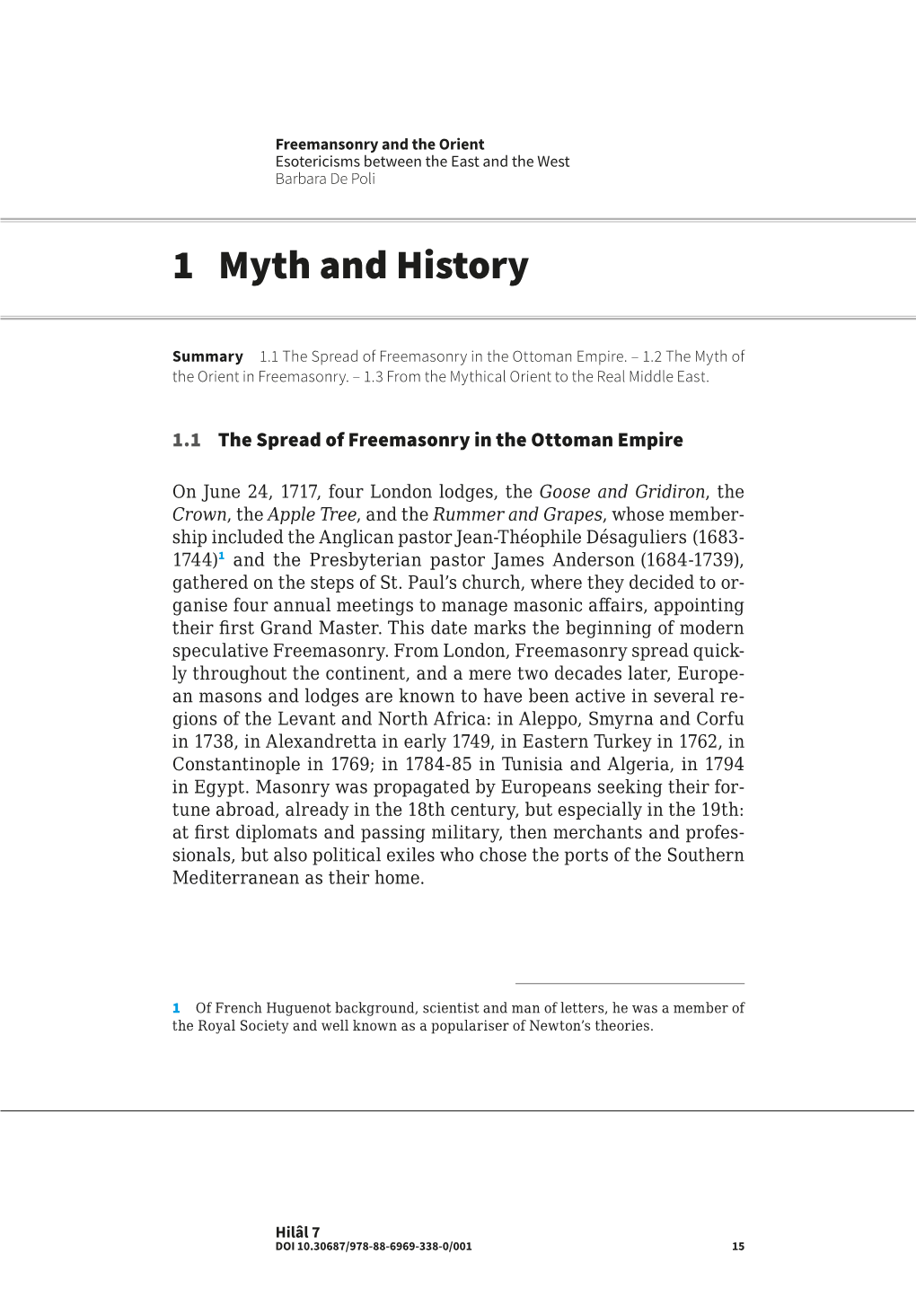 1 Myth and History