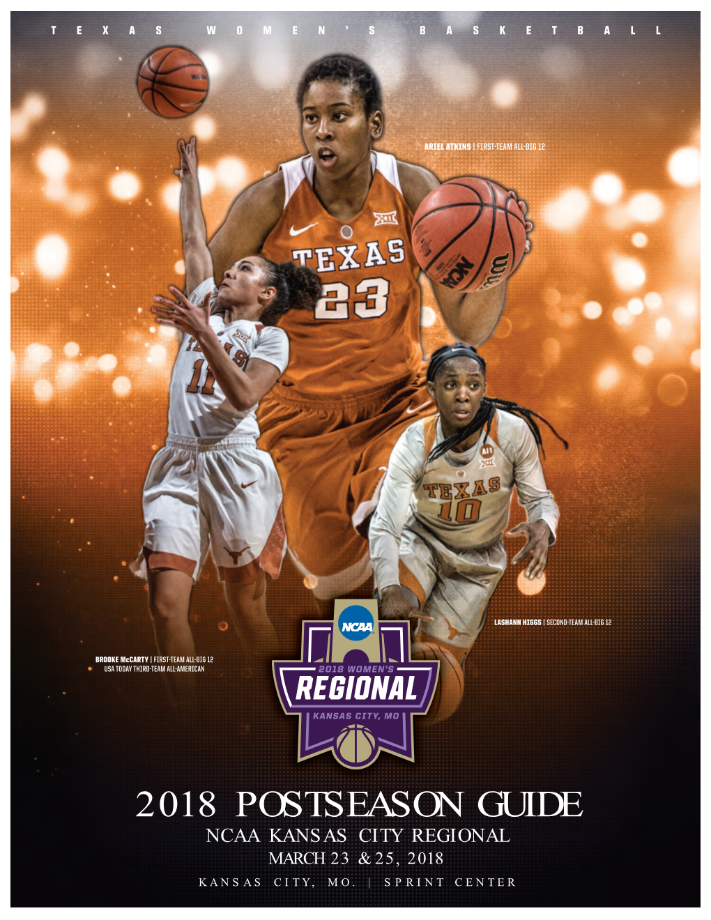 2018 Postseason Guide Ncaa Kansas City Regional March 23 & 25, 2018 Kansas City, Mo