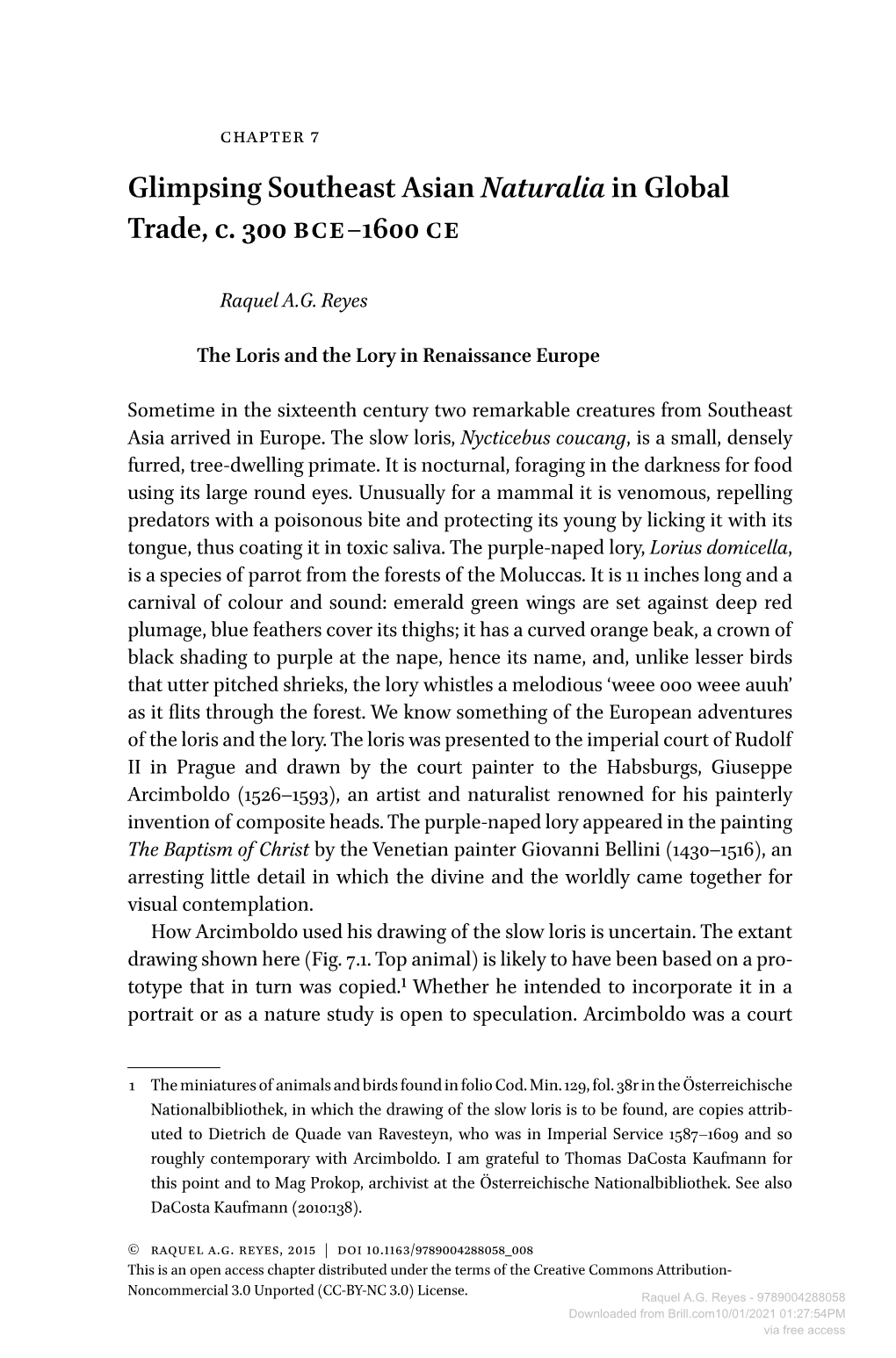 Glimpsing Southeast Asian Naturalia in Global Trade, C. 300 Bce−1600 Ce