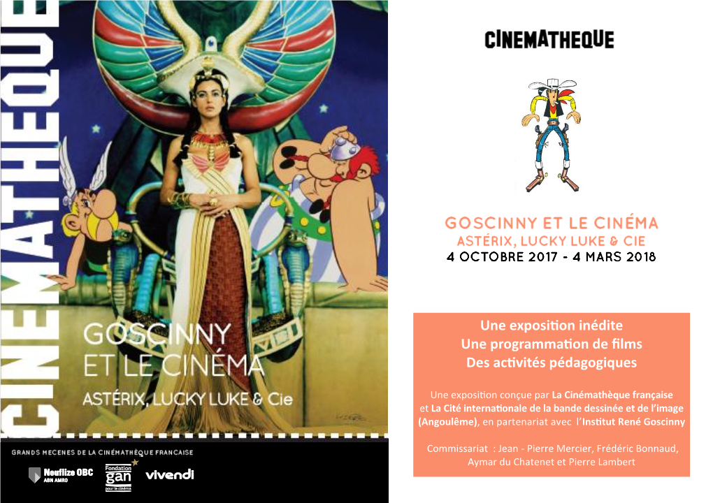 Une Exposition Inédite Une Programmation De Films Des Activités Pédagogiques