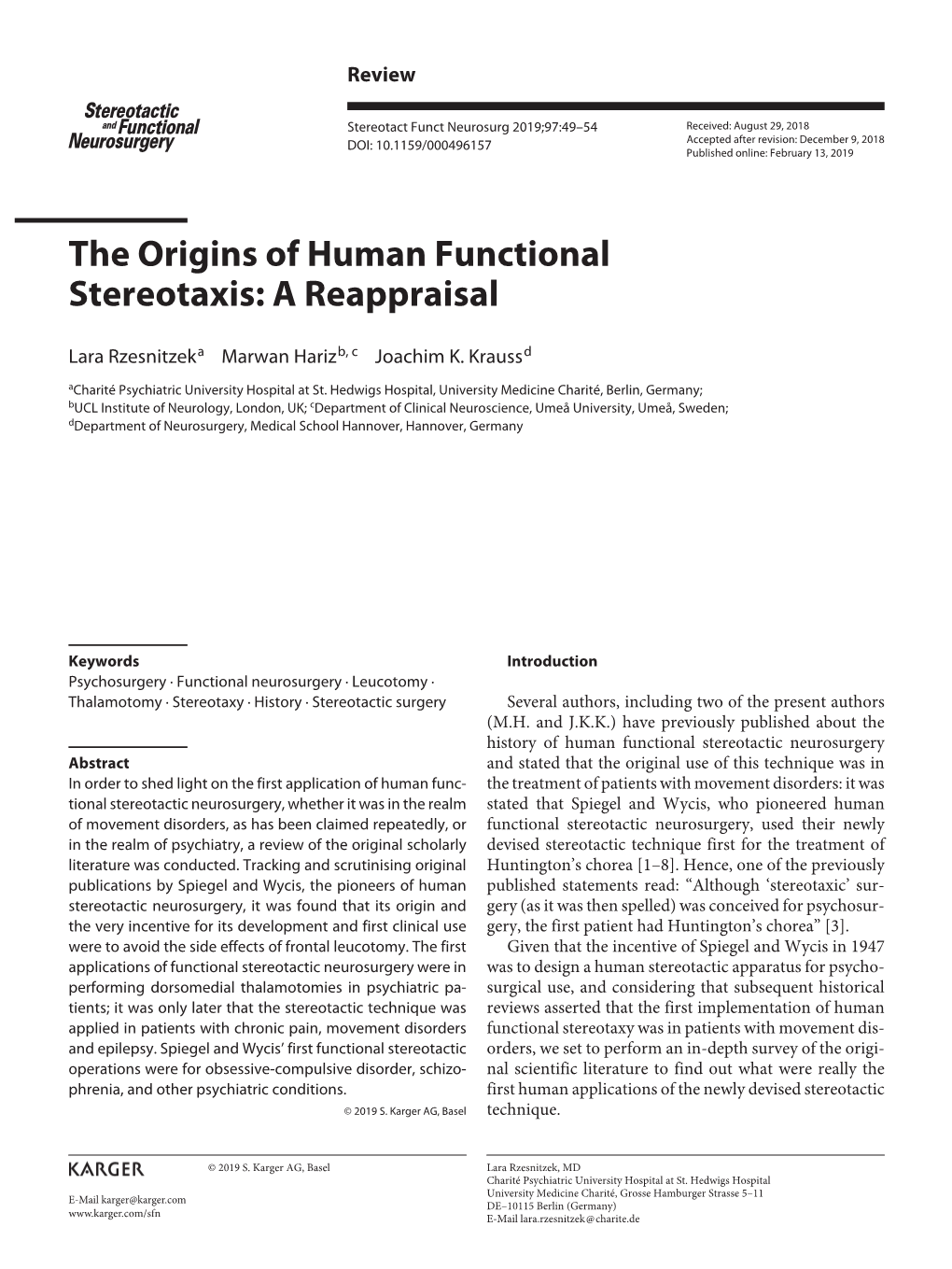 The Origins of Human Functional Stereotaxis: a Reappraisal