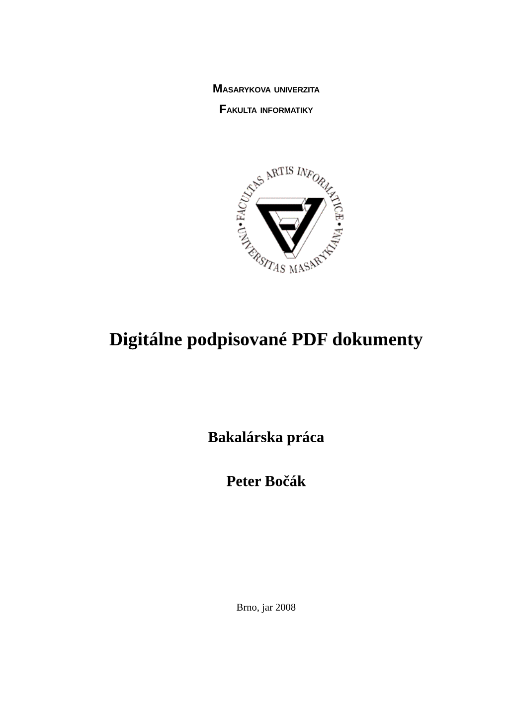 Digitálne Podpisované PDF Dokumenty