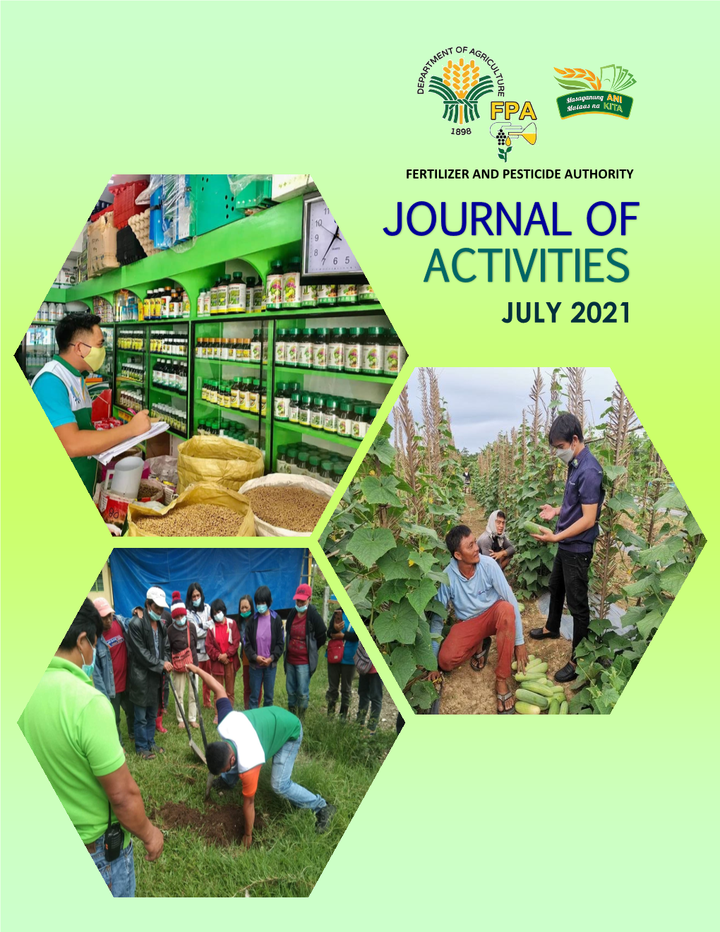 Journal of Activities (July 2021)