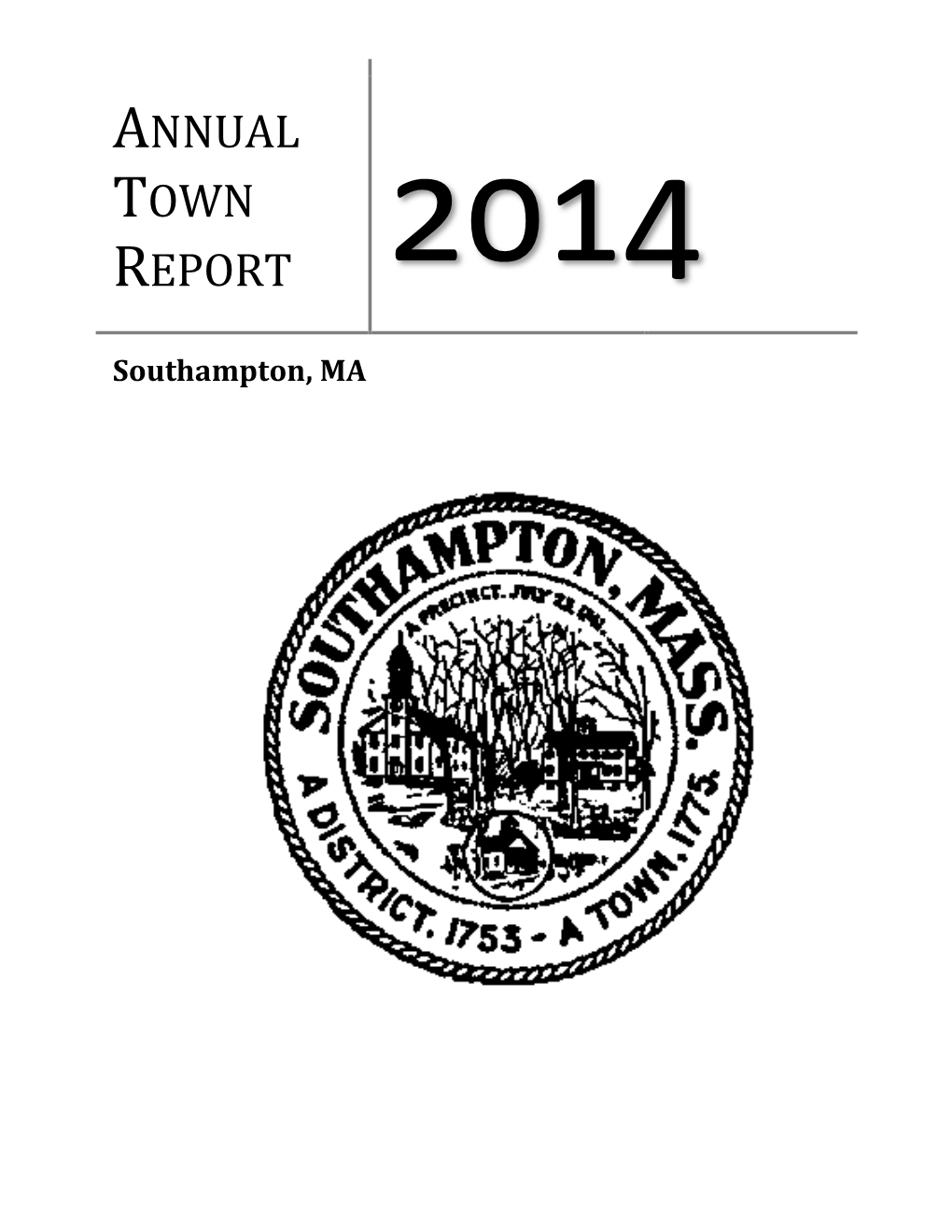 2014 Annual Town Report