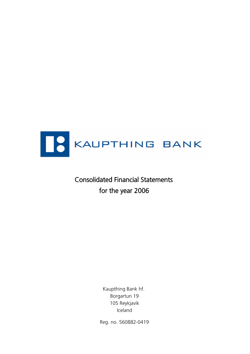 Kaupthing Bank Hf