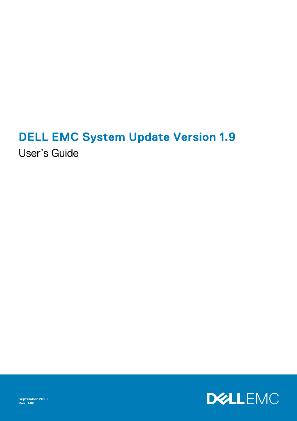 DELL EMC System Update Version 1.9 User's Guide