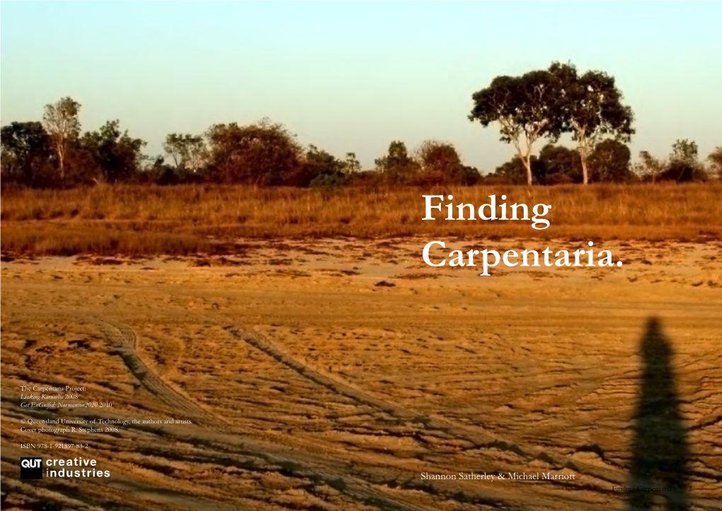 Finding Carpentaria