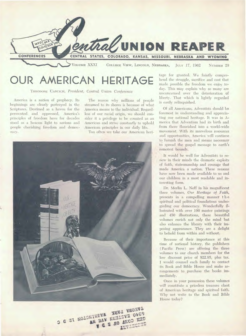 Union Reaper Our American Heritage