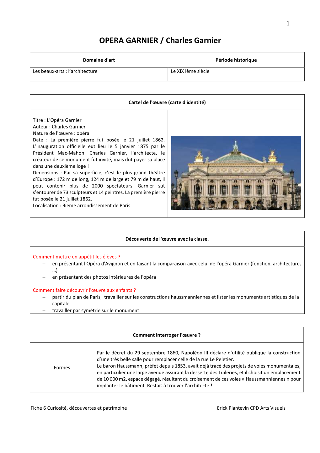 OPERA GARNIER / Charles Garnier