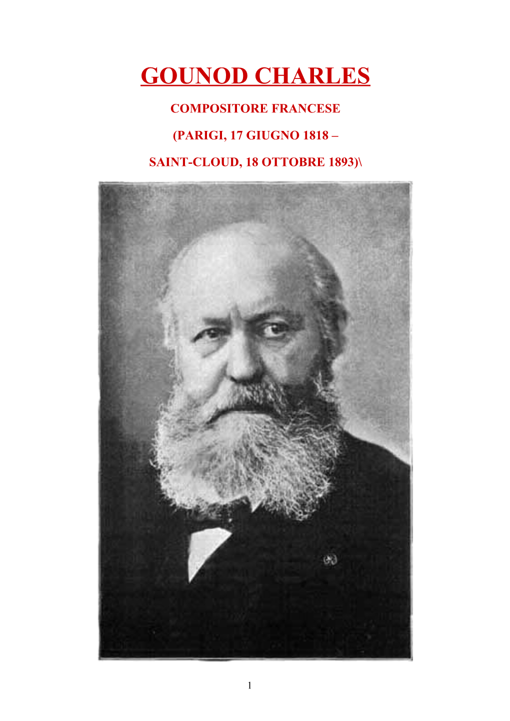 Gounod Charles