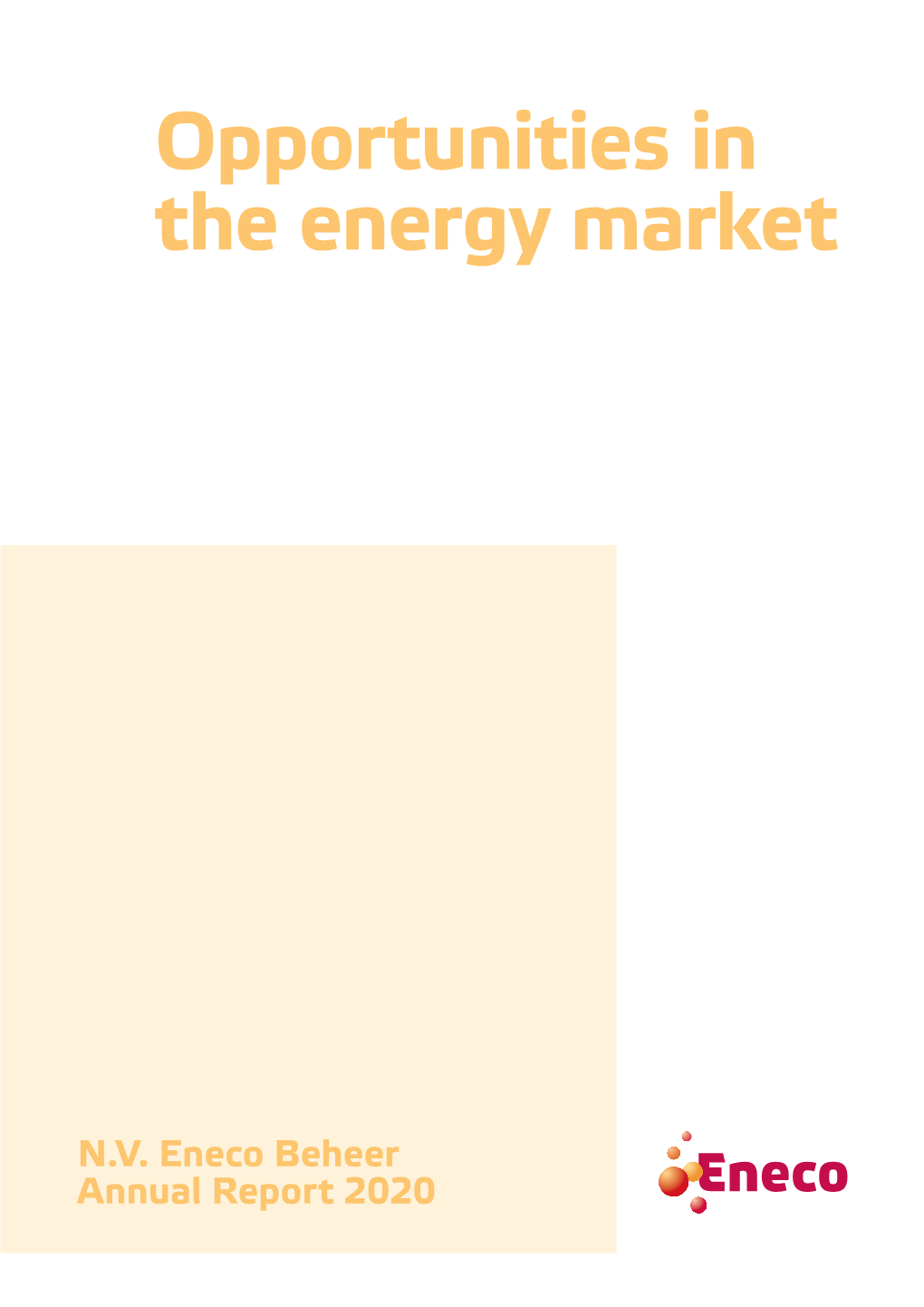 NV Eneco Beheer Annual Report 2020