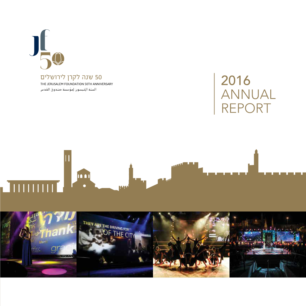 2016 ANNUAL REPORT CONTENTS: from the President 5