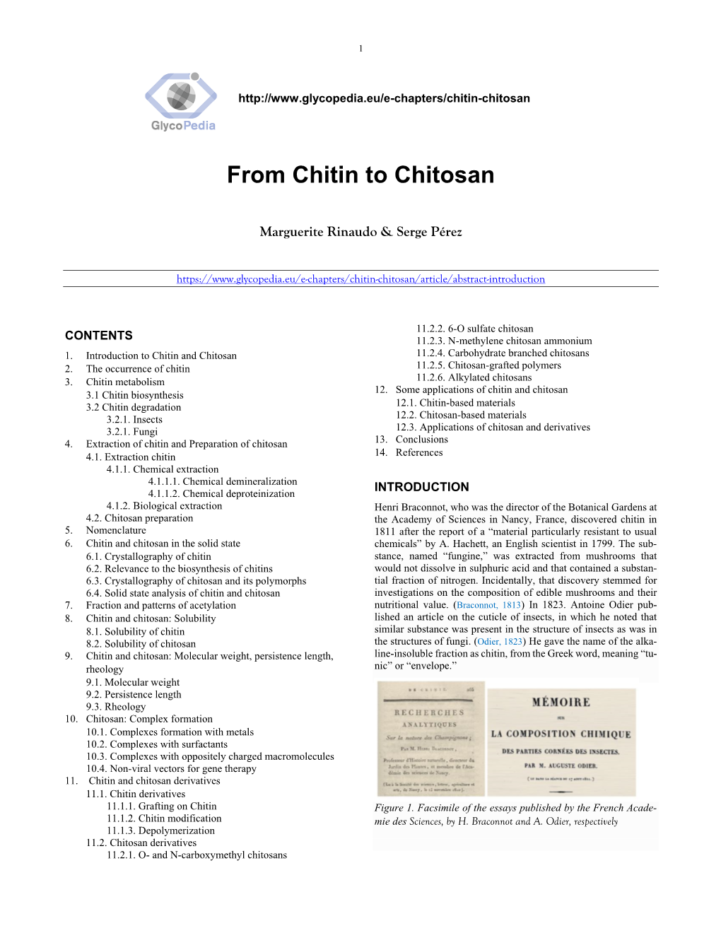 From Chitin to Chitosan