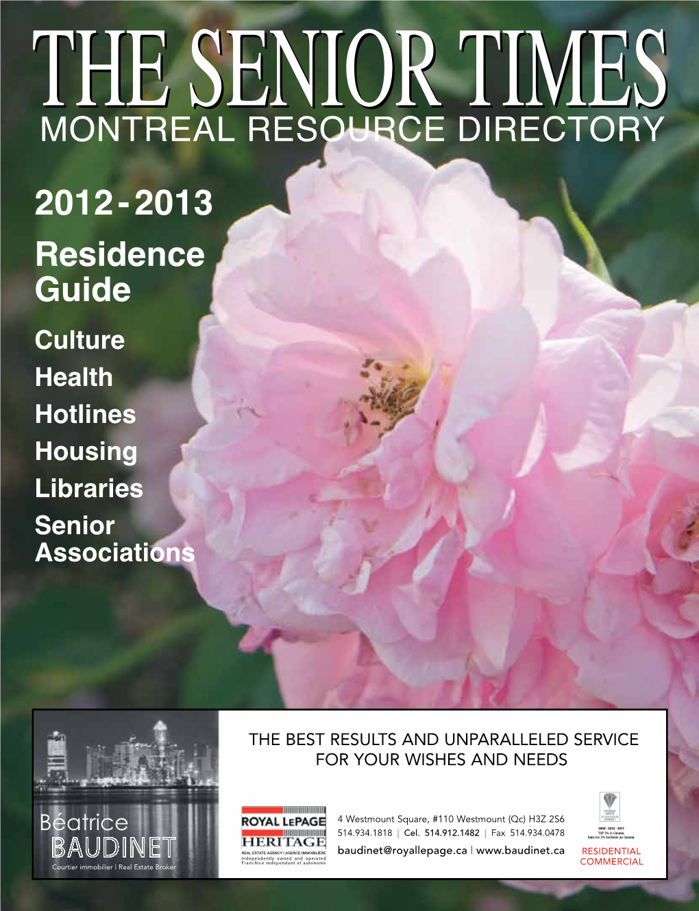 MONTREAL Resource Directory Residence Guide