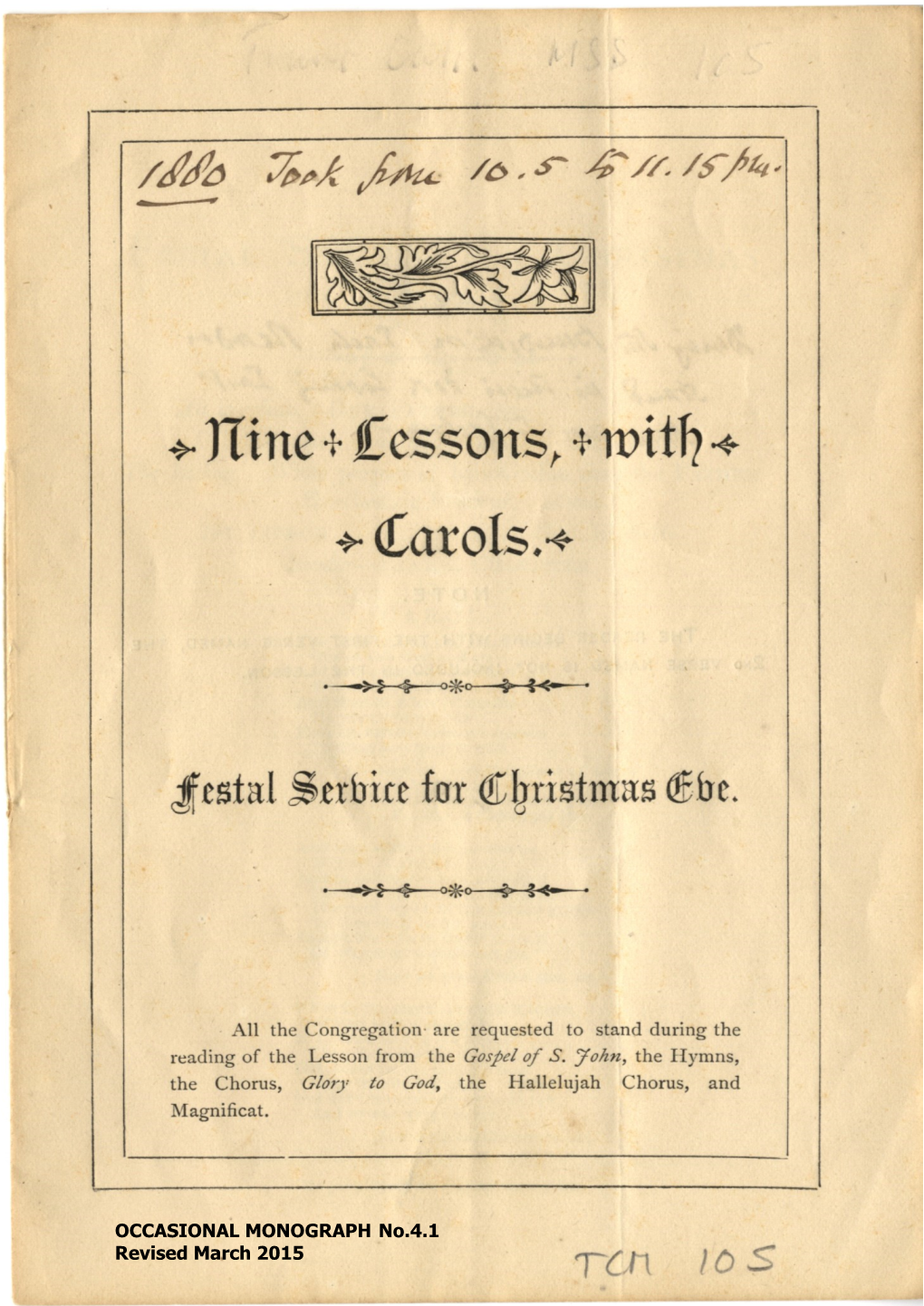 Festival of Nine Lessons with Carols’ Christopher Gray (Director of Music)