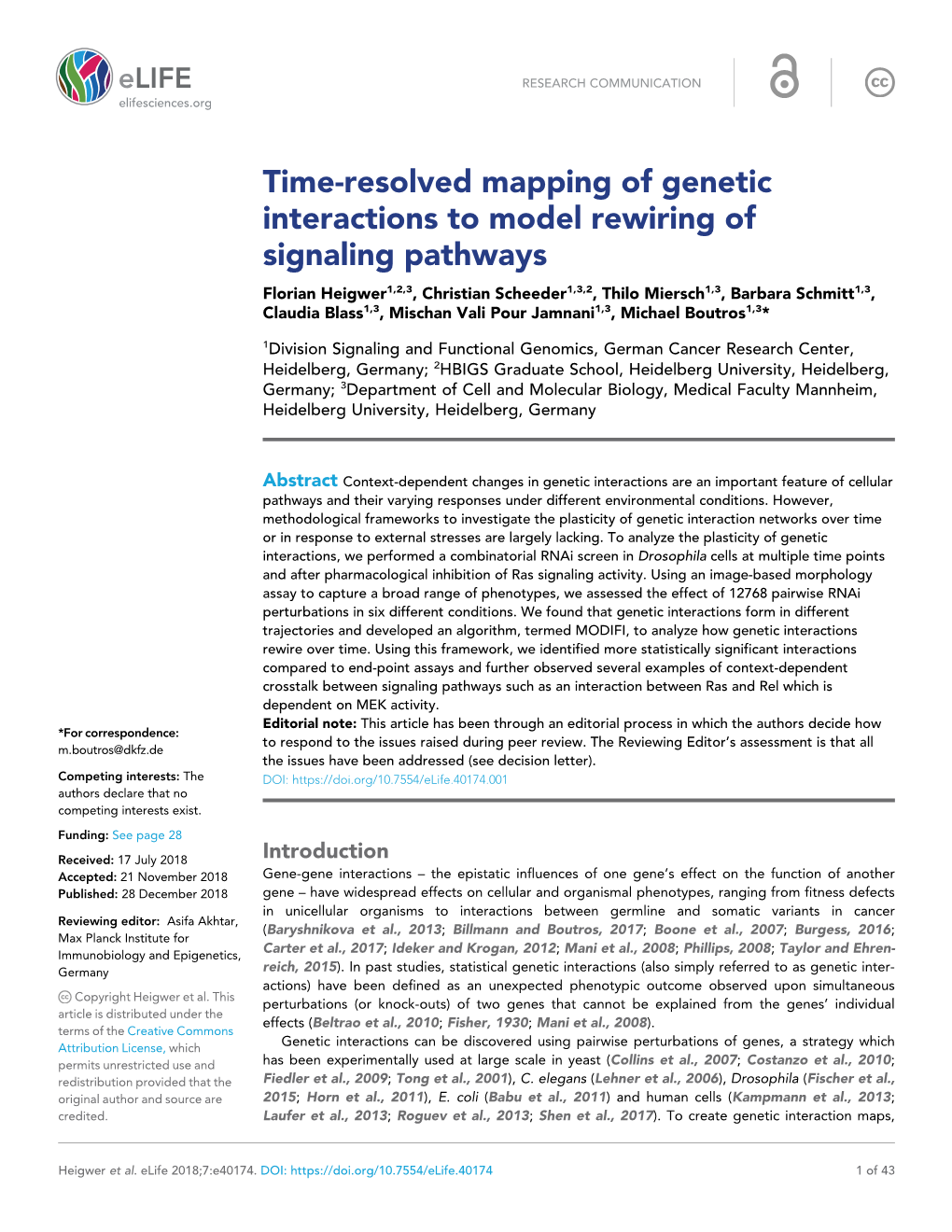 Time-Resolved Mapping of Genetic Interactions to Model Rewiring Of