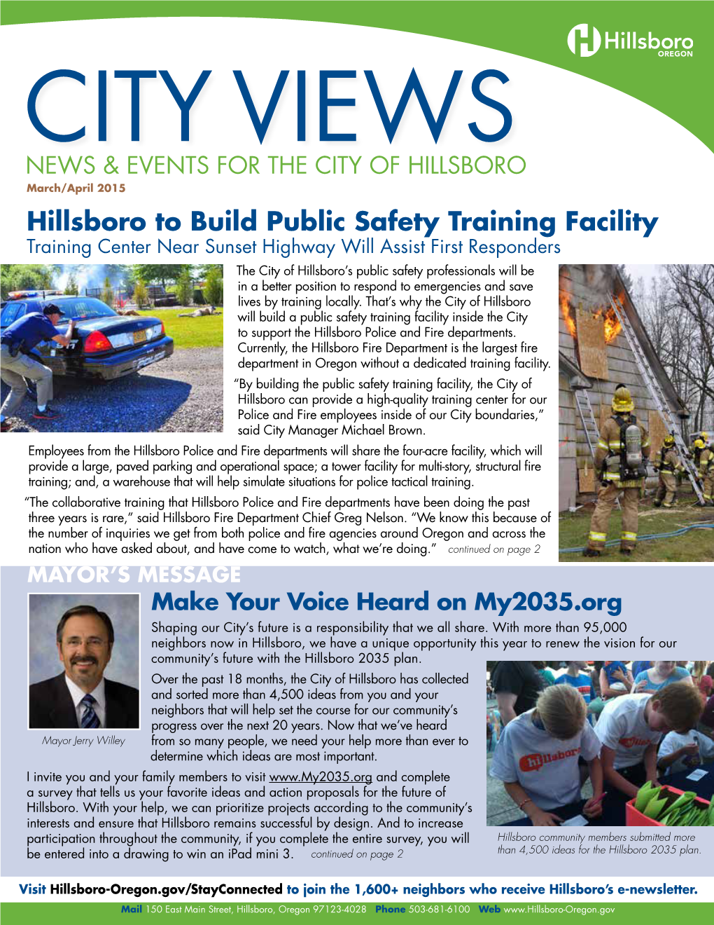 Hillsboro to Build Public Safety Training Facility