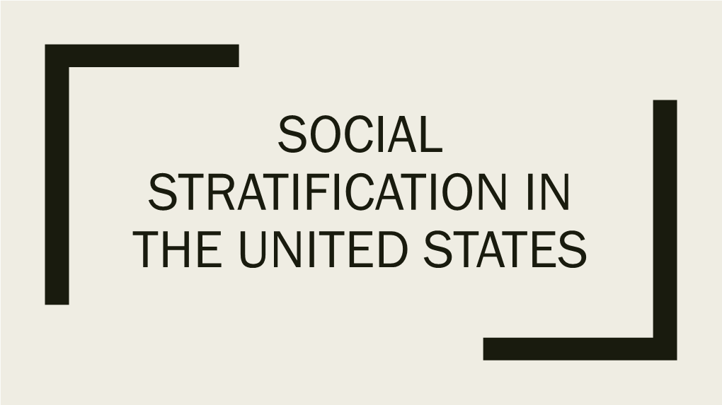 Socialstratification (Pdf)