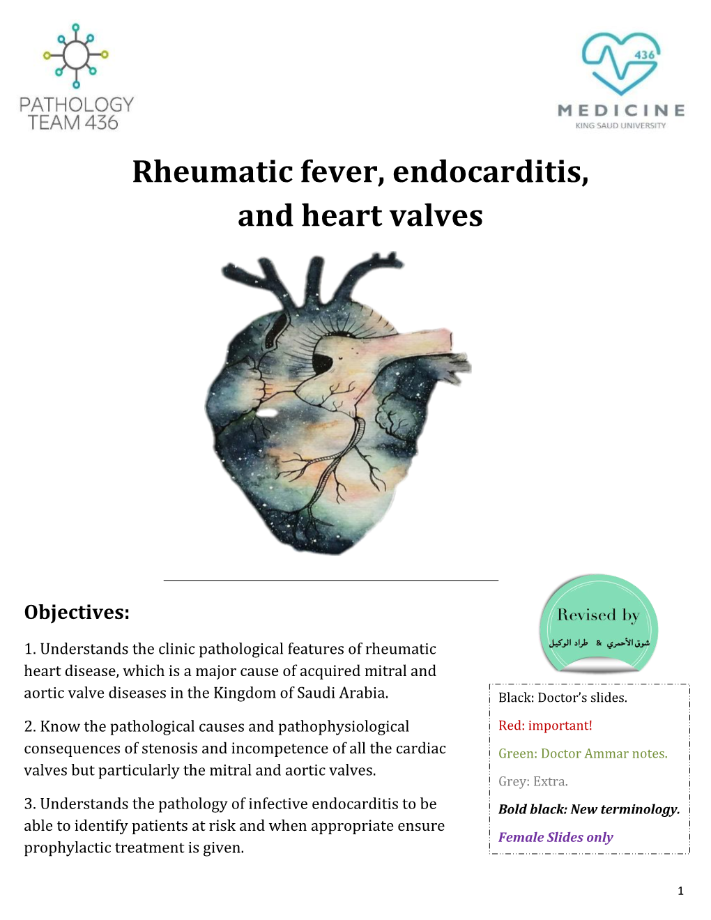 Rheumatic Fever, Endocarditis, and Heart Valves