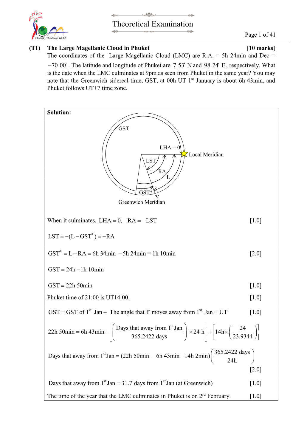 Theoretical Examination Page 1 of 41