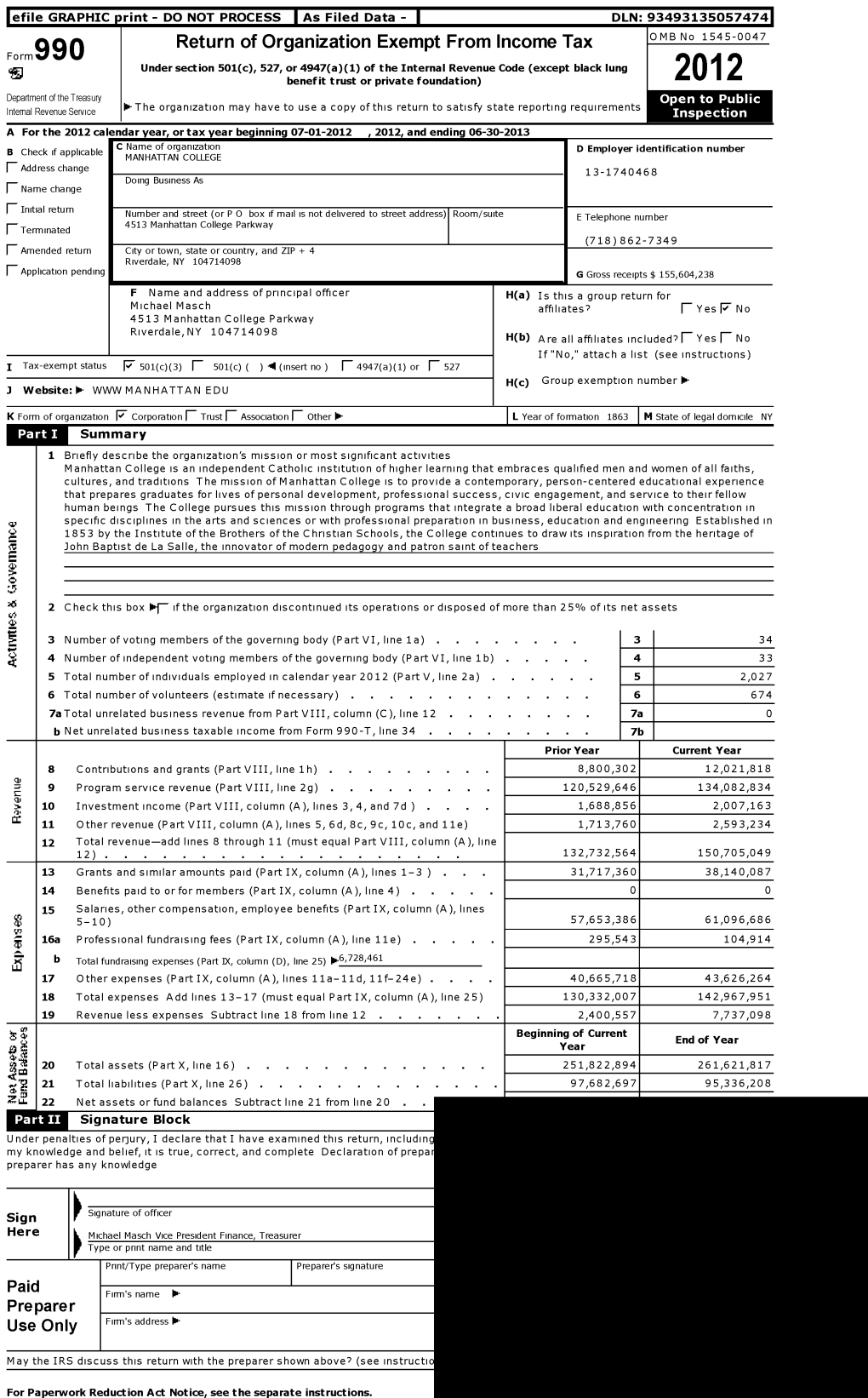 Return of Organization Exempt from Income